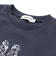 アニマルウサギフロント刺しゅうホットフィックスモチーフ肩レース半袖Tシャツ(80~130cm)