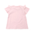 アニマルウサギフロント刺しゅうホットフィックスモチーフ肩レース半袖Tシャツ(80~130cm)