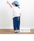 恐竜背びれサイドポケット付き7分丈パンツ(80~120cm)