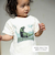 恐竜の愉快な仲間たちスラブ天竺Tシャツ(80~130cm)