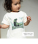 恐竜の愉快な仲間たちスラブ天竺Tシャツ(80~130cm)