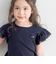 トーションレース袖フリルTシャツ(90～140cm)
