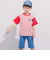 【JALコラボ】ワッペン付きボーダー半袖Tシャツ(100~140cm)