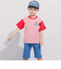 【JALコラボ】ワッペン付きボーダー半袖Tシャツ(100~140cm)
