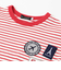 【JALコラボ】ワッペン付きボーダー半袖Tシャツ(100~140cm)