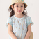 【お揃い】アイスチェリーレモン総柄フリル袖Tシャツ(80~130cm)