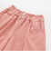 【お揃い/接触冷感】無地花柄ひまわり麻レーヨンタック入りショートパンツ(90~130cm)