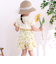 【お揃い/接触冷感】無地花柄ひまわり麻レーヨンタック入りショートパンツ(90~130cm)
