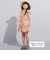 【DEVEAUX】水彩風花柄シャーリングブラウス(90~140cm)