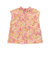 【DEVEAUX】水彩風花柄シャーリングブラウス(90~140cm)