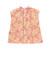 【DEVEAUX】水彩風花柄シャーリングブラウス(90~140cm)