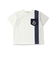 天竺縦配色切り替え半袖Tシャツ(80~130cm)