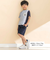 天竺縦配色切り替え半袖Tシャツ(80~130cm)