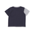 天竺縦配色切り替え半袖Tシャツ(80~130cm)