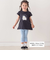 ピアノアイスサイド切り替えAラインTシャツ(80~130cm)