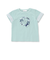 天竺袖フリルリボンプリント半袖Tシャツ(80~130cm)