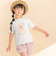 天竺水玉アルパカ半袖Tシャツ(80~130cm)