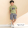 チェックタック入りハーフパンツ(80~130cm)