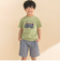 チェックタック入りハーフパンツ(80~130cm)