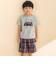 チェックタック入りハーフパンツ(80~130cm)
