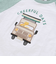 飛行機クルマ恐竜刺しゅうプリントラグランTシャツ(80~130cm)