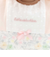 オーガンジー花柄プリント切り替えスタイ