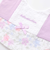 オーガンジー花柄プリント切り替えスタイ