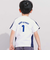 異素材切り替えバックナンバリングラグラン半袖Tシャツ(90~160cm)