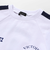 異素材切り替えバックナンバリングラグラン半袖Tシャツ(90~160cm)