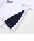 異素材切り替えバックナンバリングラグラン半袖Tシャツ(90~160cm)