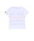 水彩風カラーボーダースラブ天竺半袖Tシャツ(80~150cm)