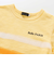 水彩風カラーボーダースラブ天竺半袖Tシャツ(80~150cm)