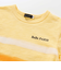 水彩風カラーボーダースラブ天竺半袖Tシャツ(80~150cm)