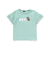 サガラ刺しゅうのっかりクマロゴフリル半袖Tシャツ(80~150cm)