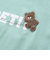 サガラ刺しゅうのっかりクマロゴフリル半袖Tシャツ(80~150cm)