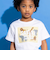 【速乾】アニマルプリントロゴエンボス天竺Tシャツ(80~140cm)