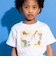 【速乾】アニマルプリントロゴエンボス天竺Tシャツ(80~140cm)