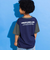 【接触冷感/速乾】【お揃い】ファスナーポケット配色速乾メッシュTシャツ(110~160cm)