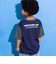 【接触冷感/速乾】【お揃い】ファスナーポケット配色速乾メッシュTシャツ(110~160cm)