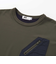 【接触冷感/速乾】【お揃い】ファスナーポケット配色速乾メッシュTシャツ(110~160cm)