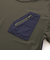 【接触冷感/速乾】【お揃い】ファスナーポケット配色速乾メッシュTシャツ(110~160cm)