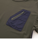 【接触冷感/速乾】【お揃い】ファスナーポケット配色速乾メッシュTシャツ(110~160cm)