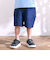 サイドポケットポコポコサッカーデニムハーフパンツ(80~130cm)