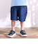 サイドポケットポコポコサッカーデニムハーフパンツ(80~130cm)