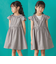 【店舗限定】【前後着用可能】ダンガリーフリル襟カシュクールワンピース(95~150cm)<br>