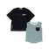 ロゴTシャツ＆ボーダータンクトップセット(110~160cm)