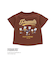 【PEANUTS×SLAP SLIP】ピーナッツの仲間たちバックプリントTシャツ(80~130cm)