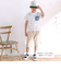 【PEANUTS×SLAP SLIP】75周年スヌーピーいっぱいポケット付き総柄Tシャツ(80~130cm)