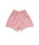 【WEB限定】ツイルストレッチウエストリボンショートパンツ(100~140cm)