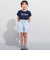 【WEB限定】ツイルストレッチウエストリボンショートパンツ(100~140cm)